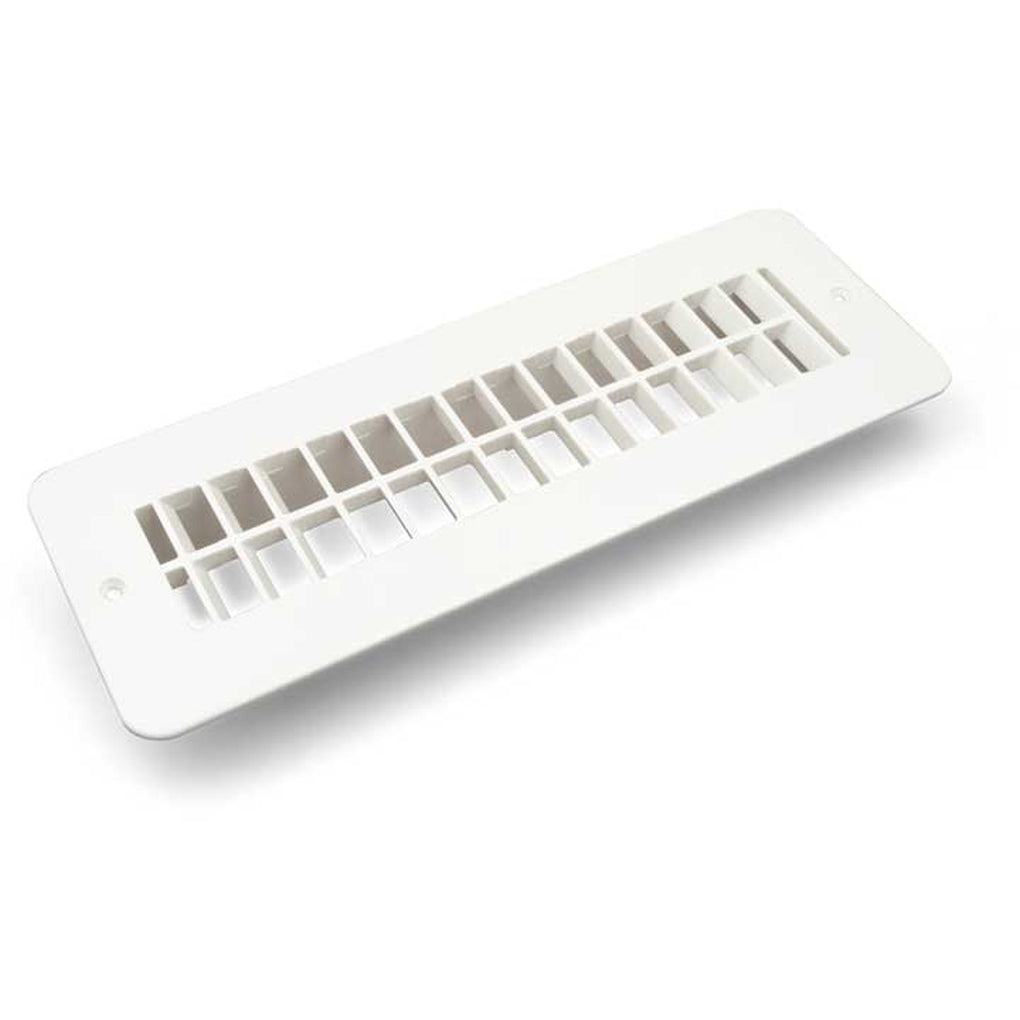 B&B Molders 94256 Floor Register 2X10 No Damper Polar White