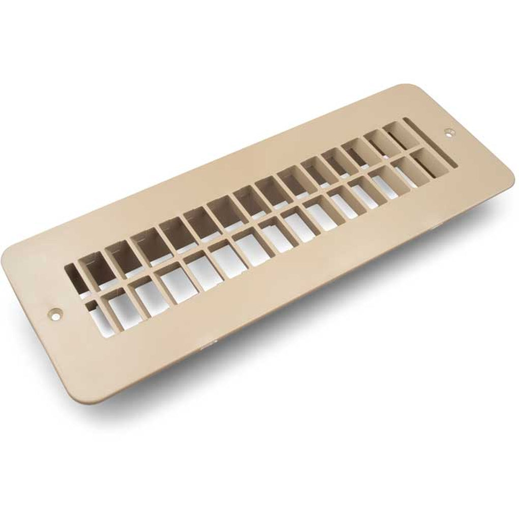 B&B Molders 94258 Floor Register 2X10 No Damper Tan