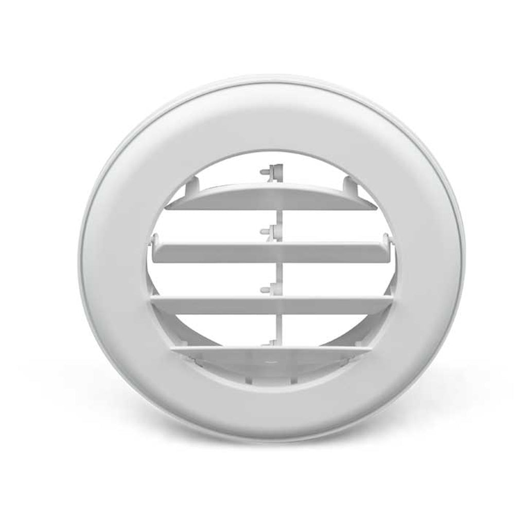B&B Molders 94271 Coolvent Adjustable Ceiling Vent 1.5 Flange Polar White