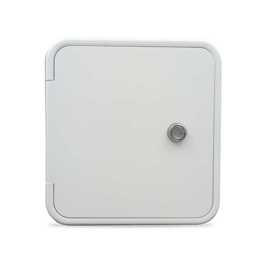 B&B Molders 94305 Multipurpose Hatch W/O Back Key Lock Polar White