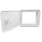B&B Molders 94306 Multipurpose Hatch W/O Back Key Lock Polar White