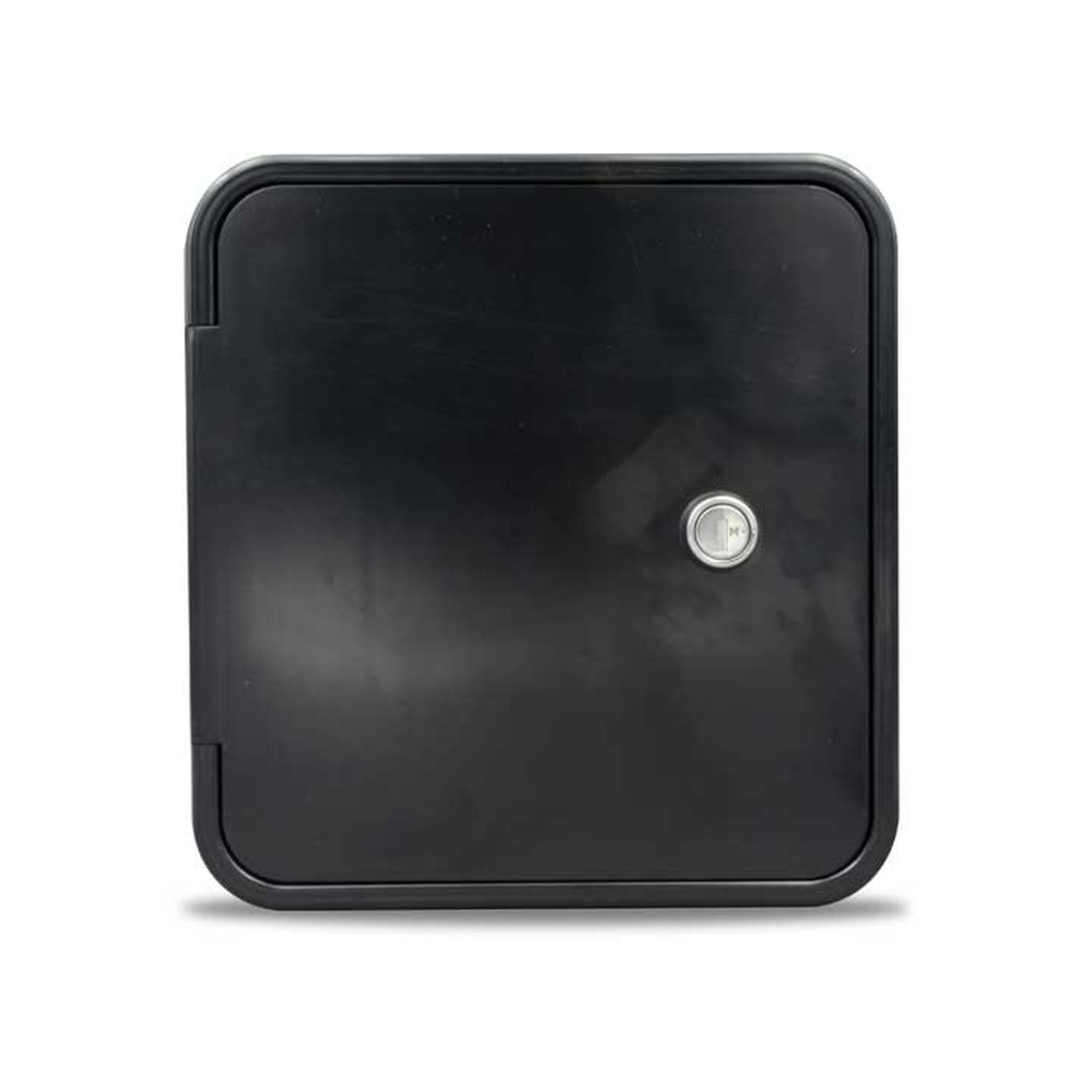 B&B Molders 94308 Multipurpose/Fuel Hatch W/O Back Key Lock Black
