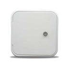B&B Molders 94312 Multipurpose/Fuel Hatch W/Slant Back Key Lock Polar White
