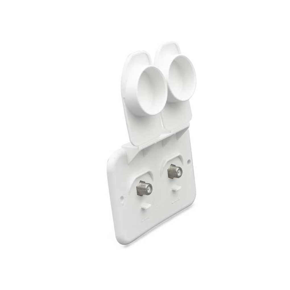 B&B Molders 94323 Cable/Cable Plate Polar White