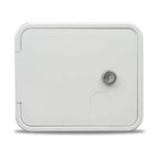 B&B Molders 94335 Medium 30/50 Amp Electric Cable Hatch Key Lock Polar White