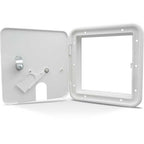 B&B Molders 94337 Large 30/50 Amp Electric Cable Hatch Key Lock Polar White