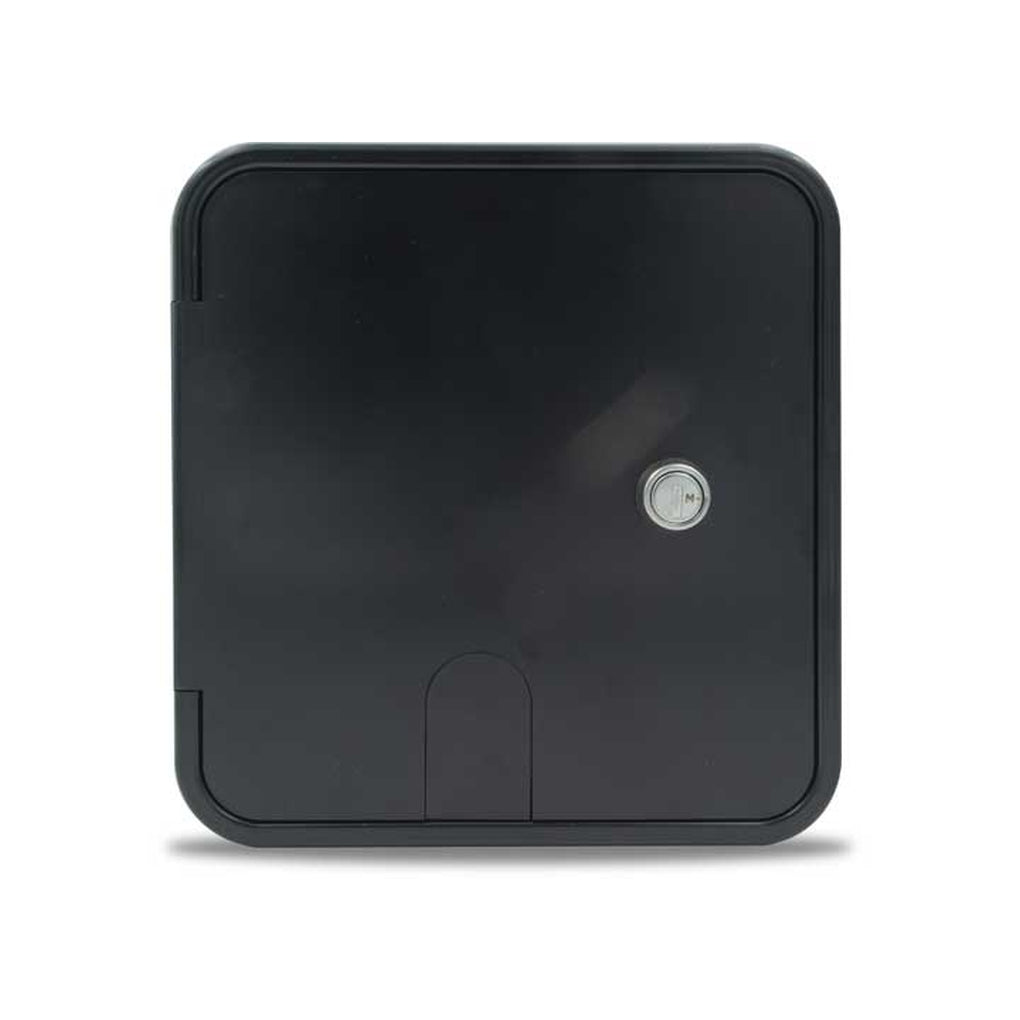 B&B Molders 94338 Large 30/50 Amp Electric Cable Hatch Key Lock Black