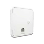B&B Molders 94339 Large 30/50 Amp Electric Cable Hatch Thumb Lock Polar White