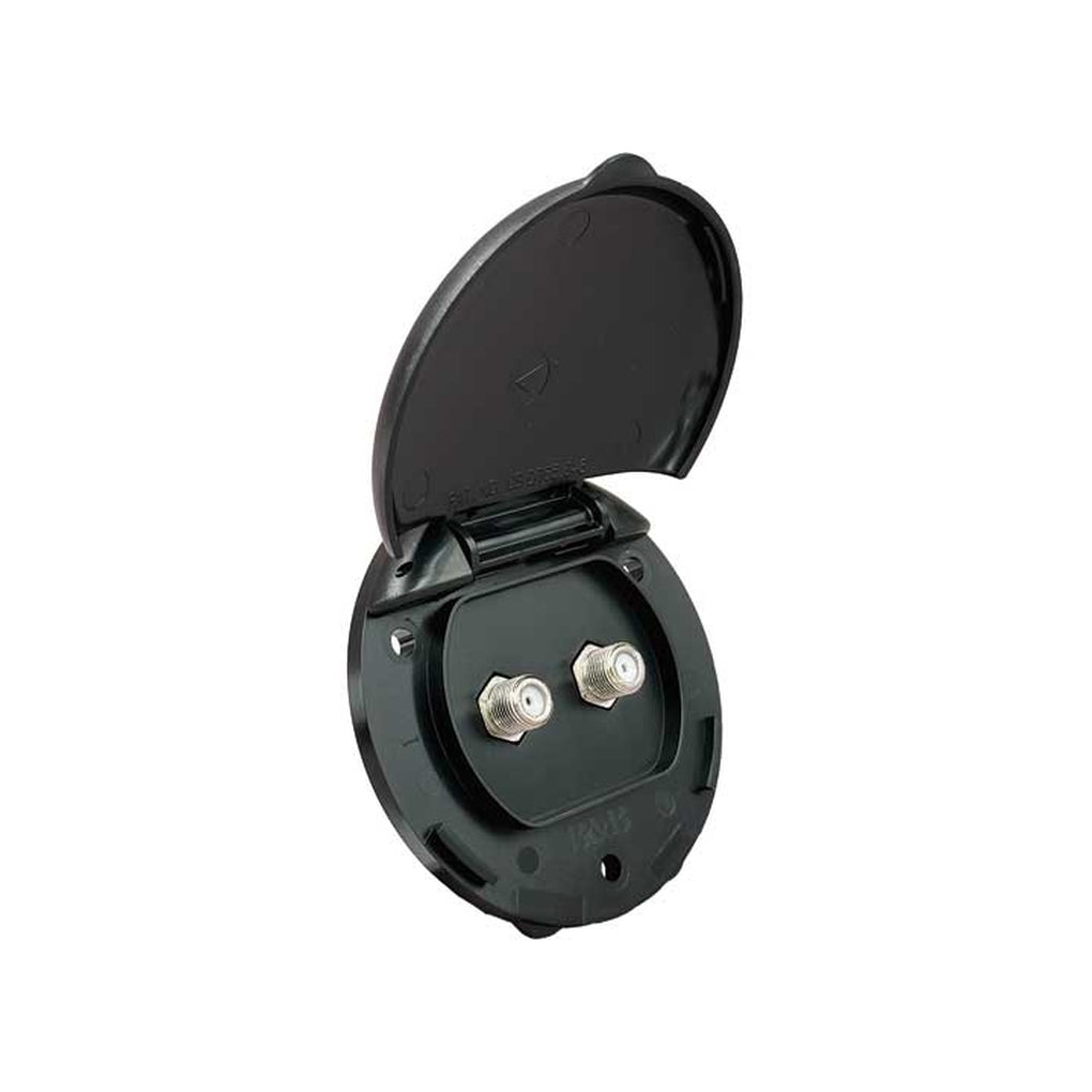 B&B Molders 94350 Compact Enclosure Dual Cable Black