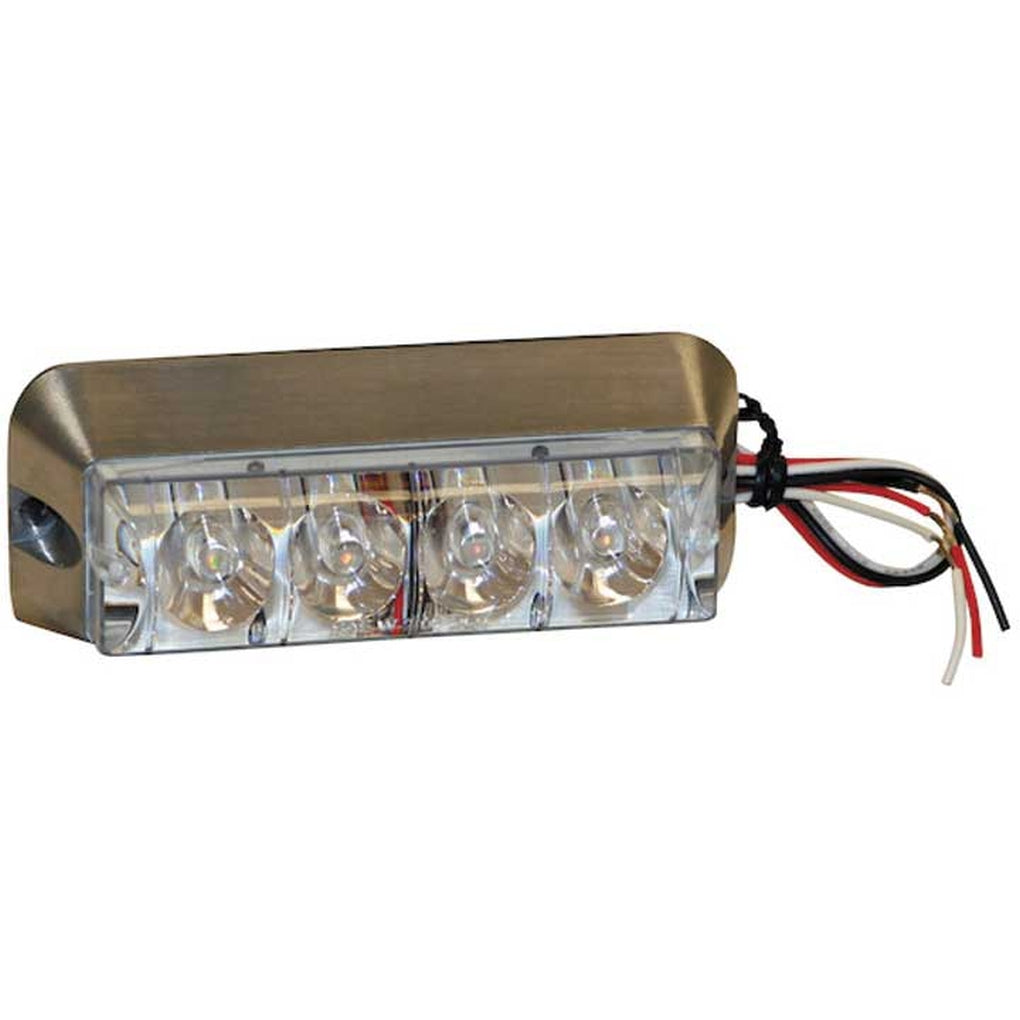 Buyers Products 8891006 Lightstrobe47/8In Rect4 LED Clear