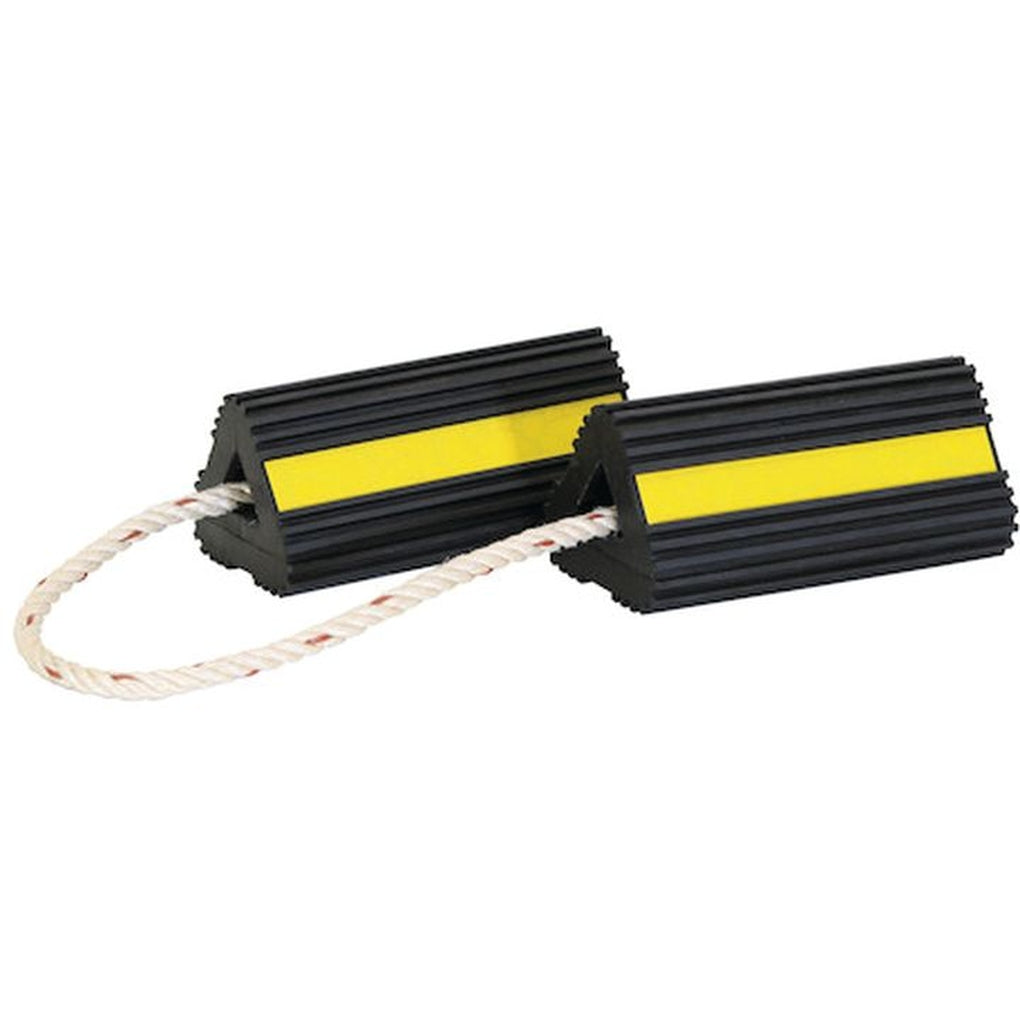 Buyers Products WC24483 Wheel Chock W/Ropepr 4X4X8