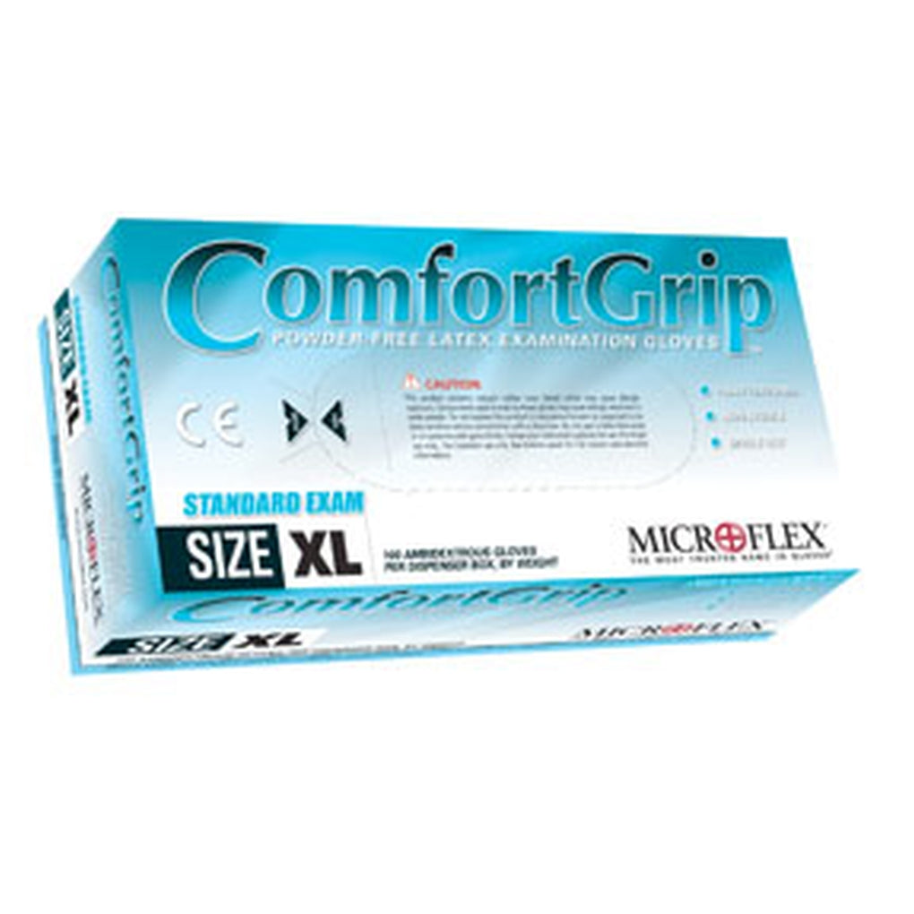 Ansell CFG-900 Microflex ComfortGrip Latex, Powder Free, 5mil, Small 100/Pack