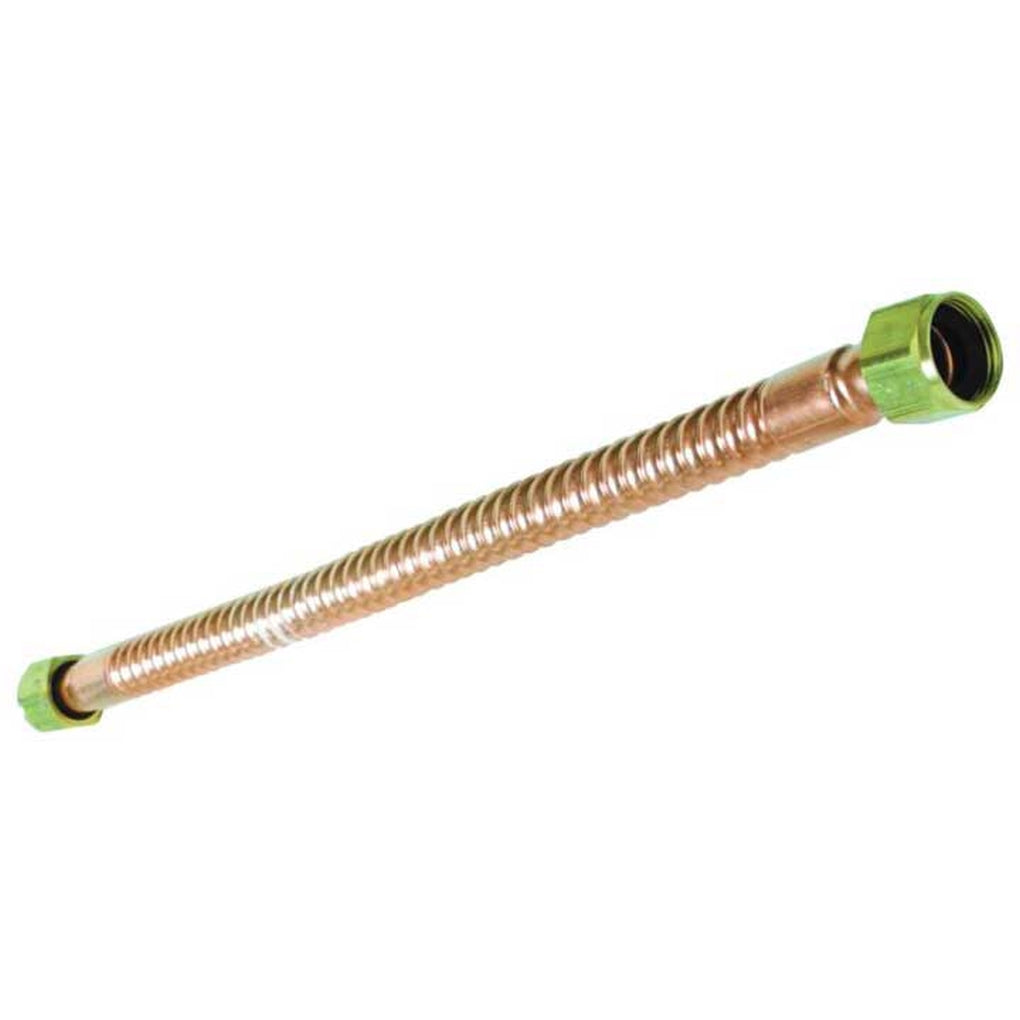 Camco 10063 Water Connector 18In X 3/4 In X 3/4In Fip Flex Copper Llc