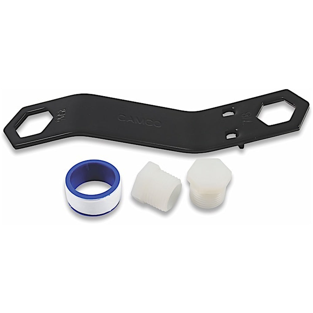 Camco 11633 RV Water Heater Drain Plug Kit