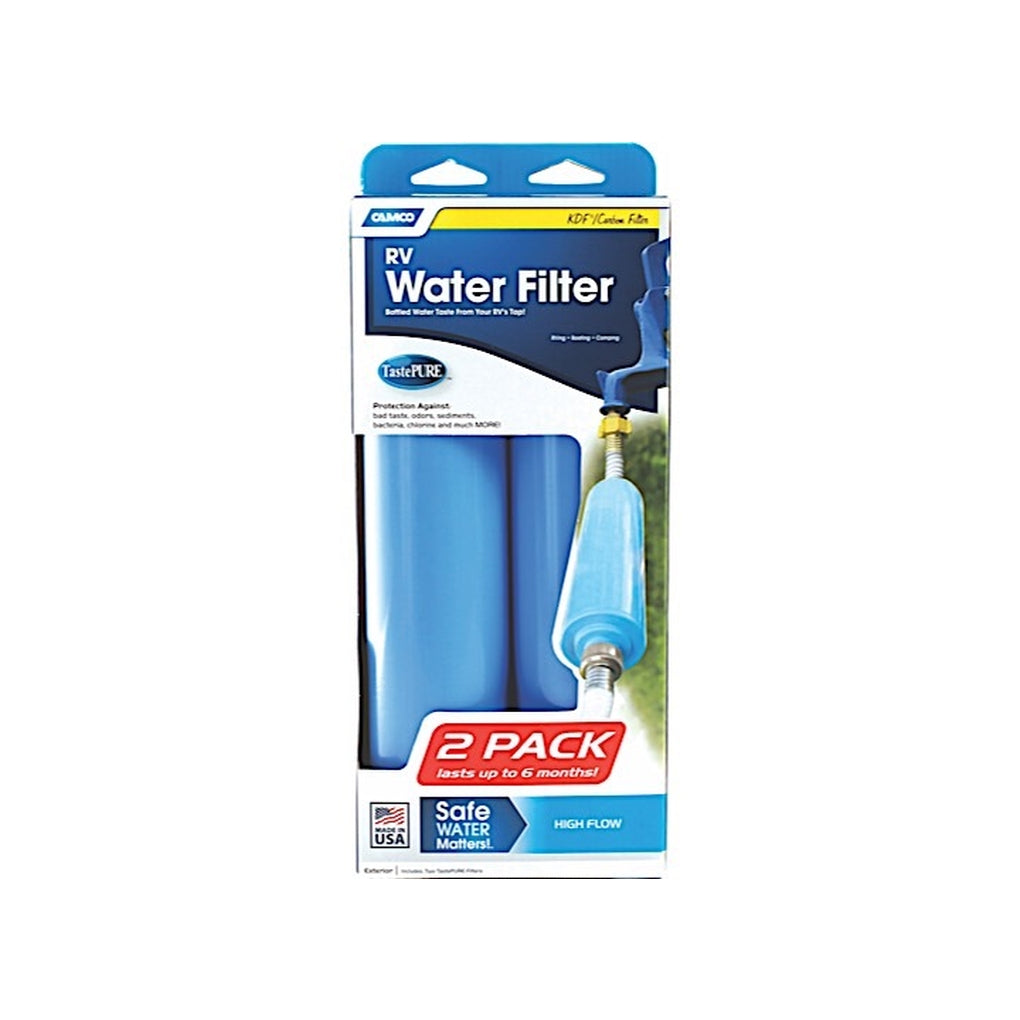 Camco 40045 Tastepure Water Filter (Kdf) 2 Pack Llc