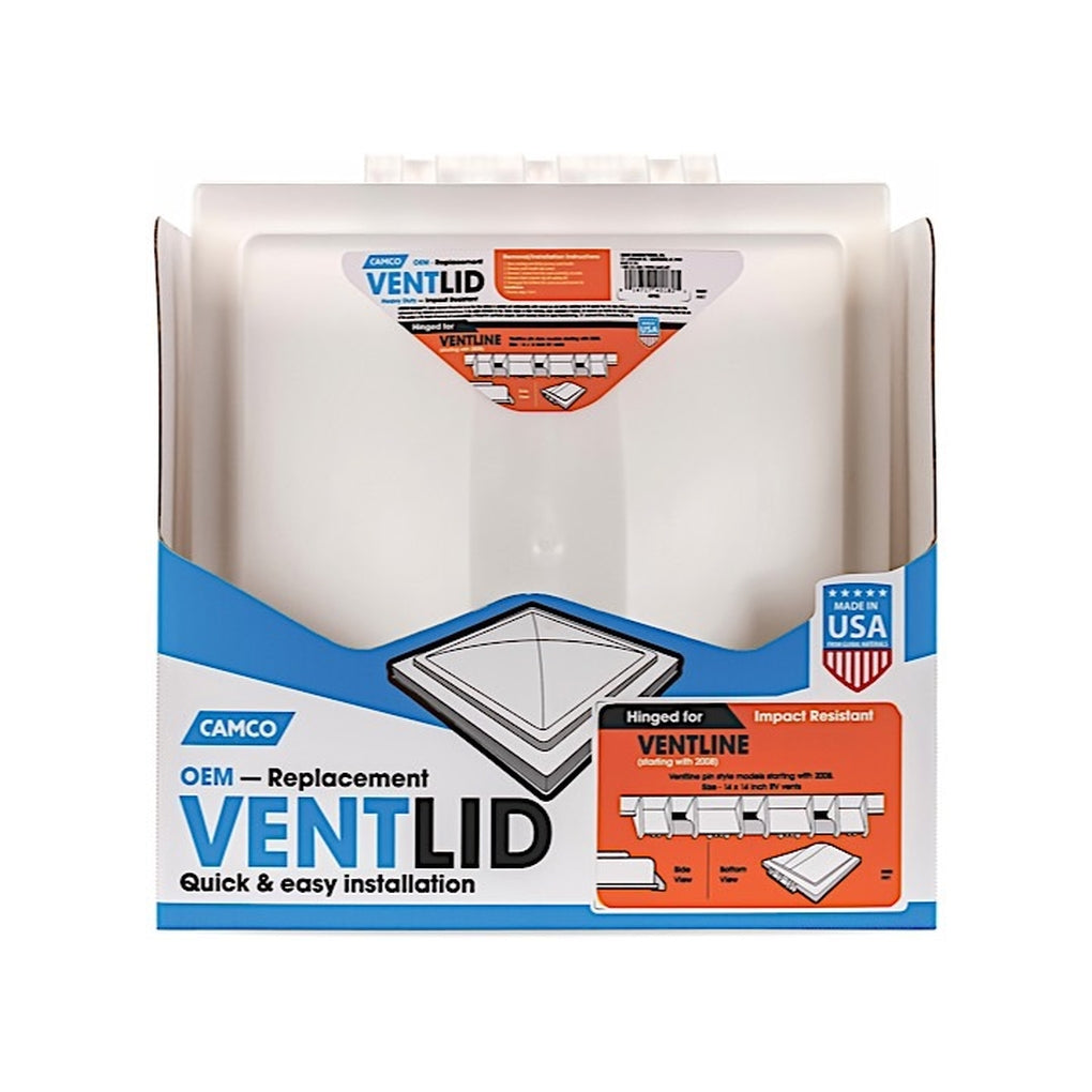 Camco 40182 Vent Lid Ventline 08 Up White PDQ