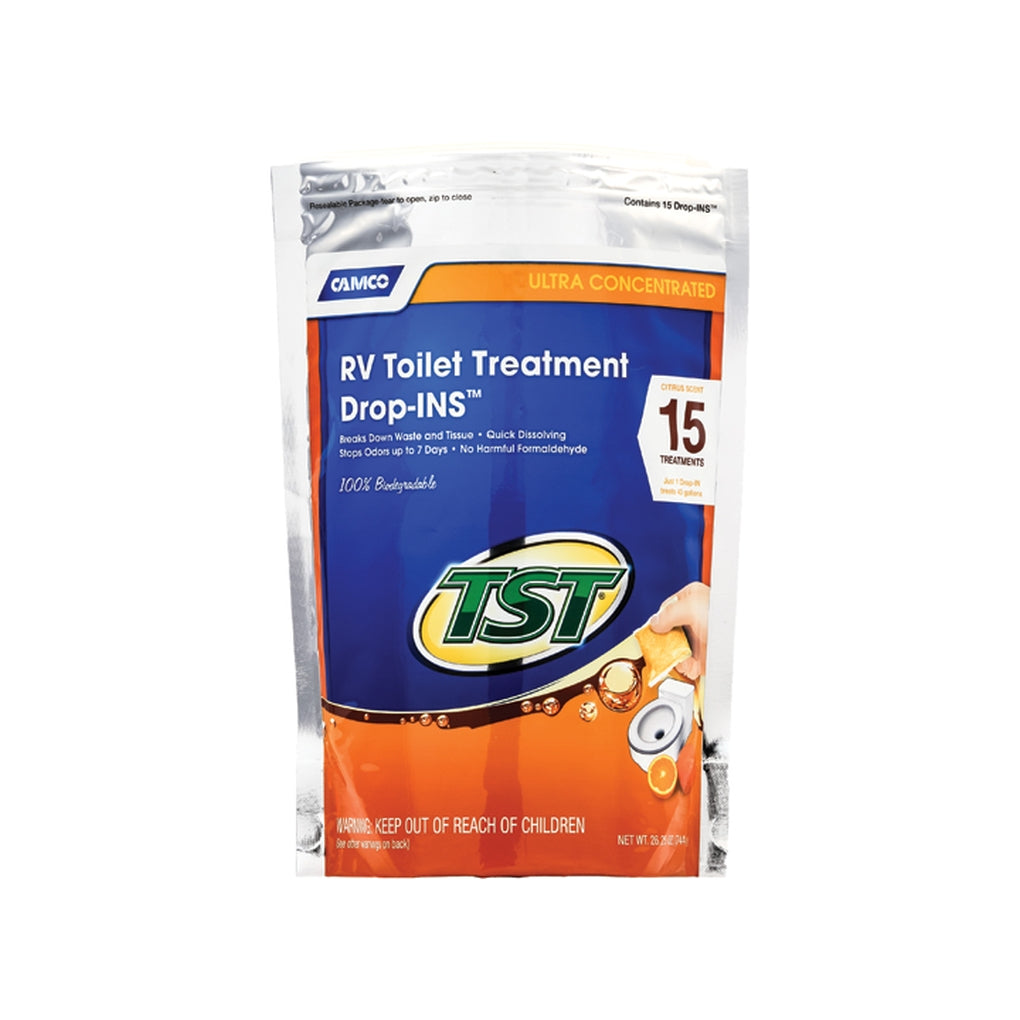 Camco 41189 TST Orange Drop-Ins 15/Bag