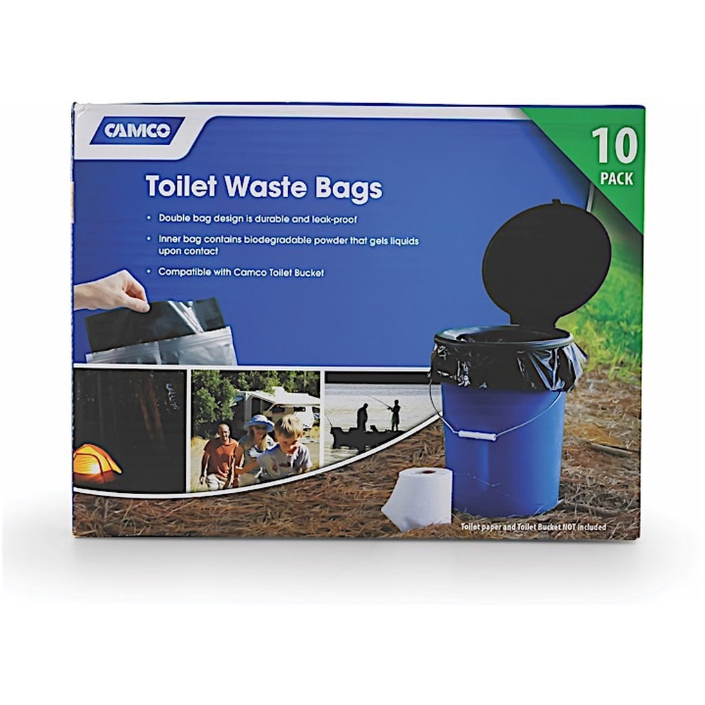 Camco 41548 Toilet Bag/10Pack Box E/F
