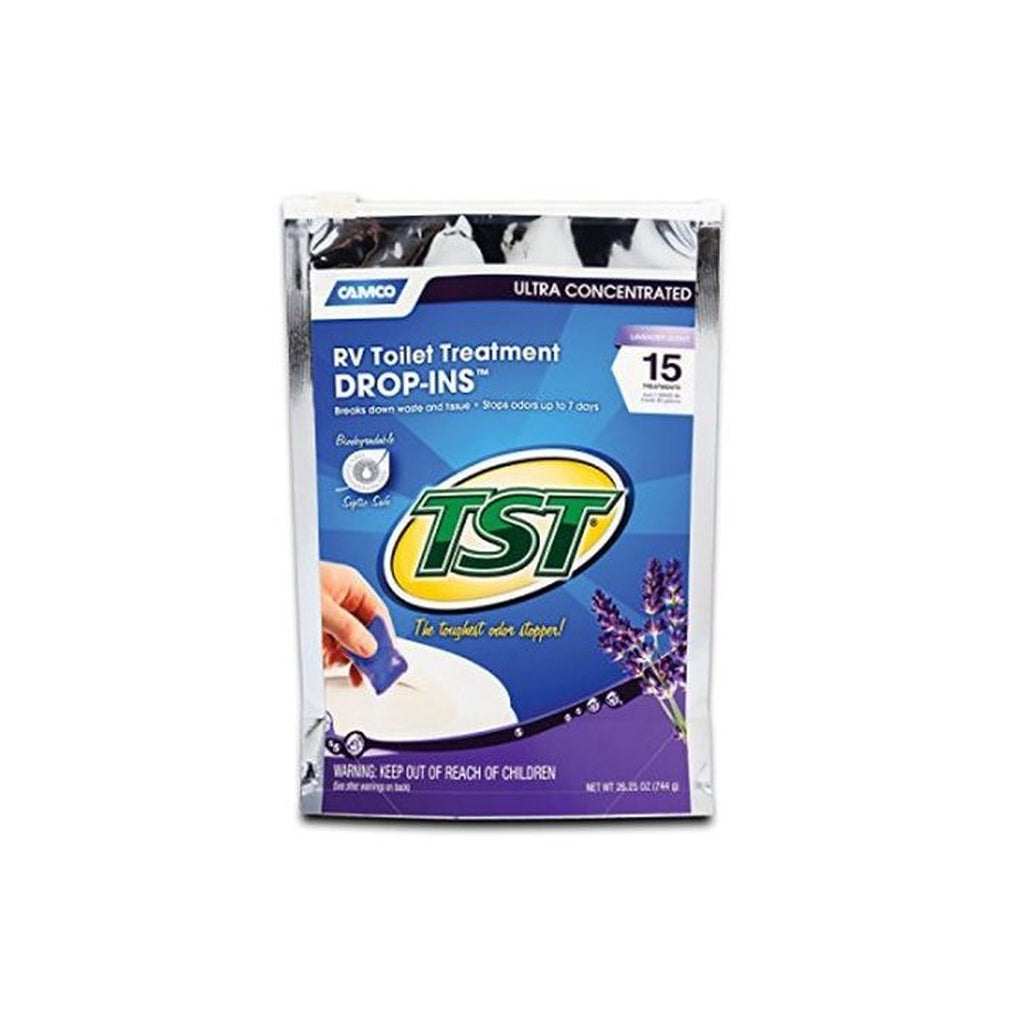 Camco 41559 TST Lavender Drop-Ins 15/Bag