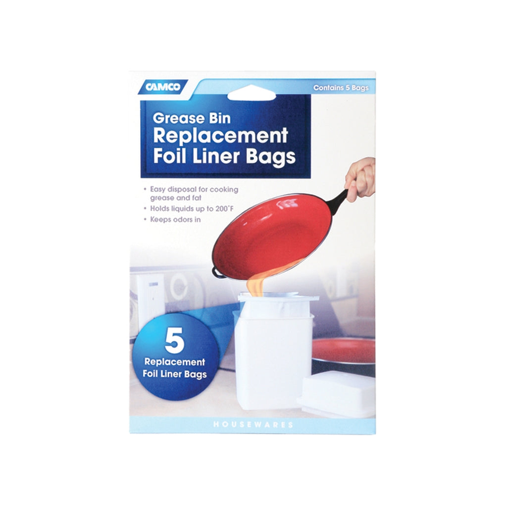 Camco 42285 Grease Storage Container Replacement Bags 5 Pk