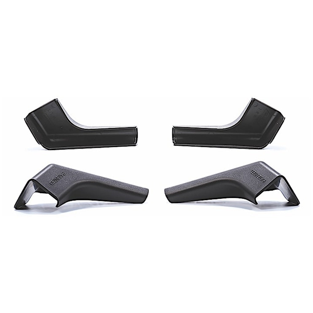 Camco 42452 Gutter Spout Wide/Long Black 4Pk (2 Left/2 Right)