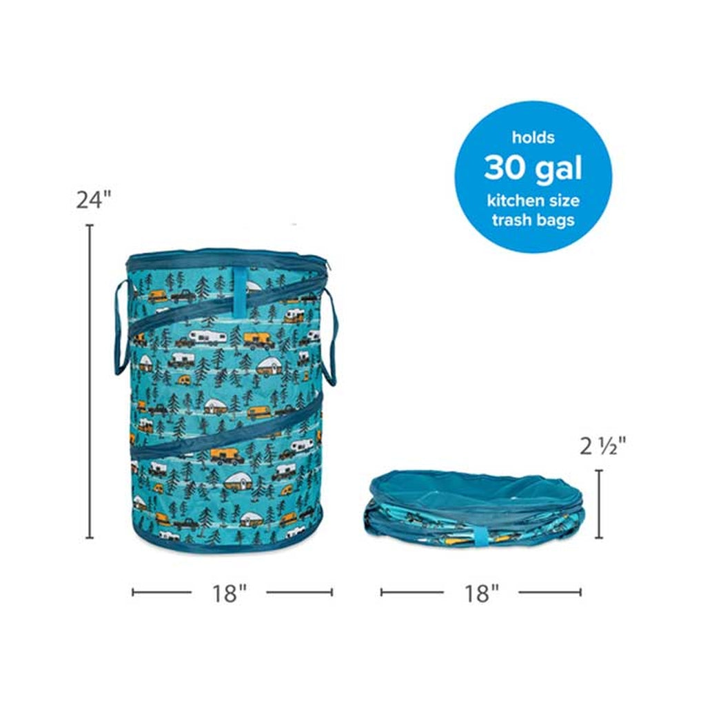Camco 42983 Popup Recycle Container 18Inx24In Green