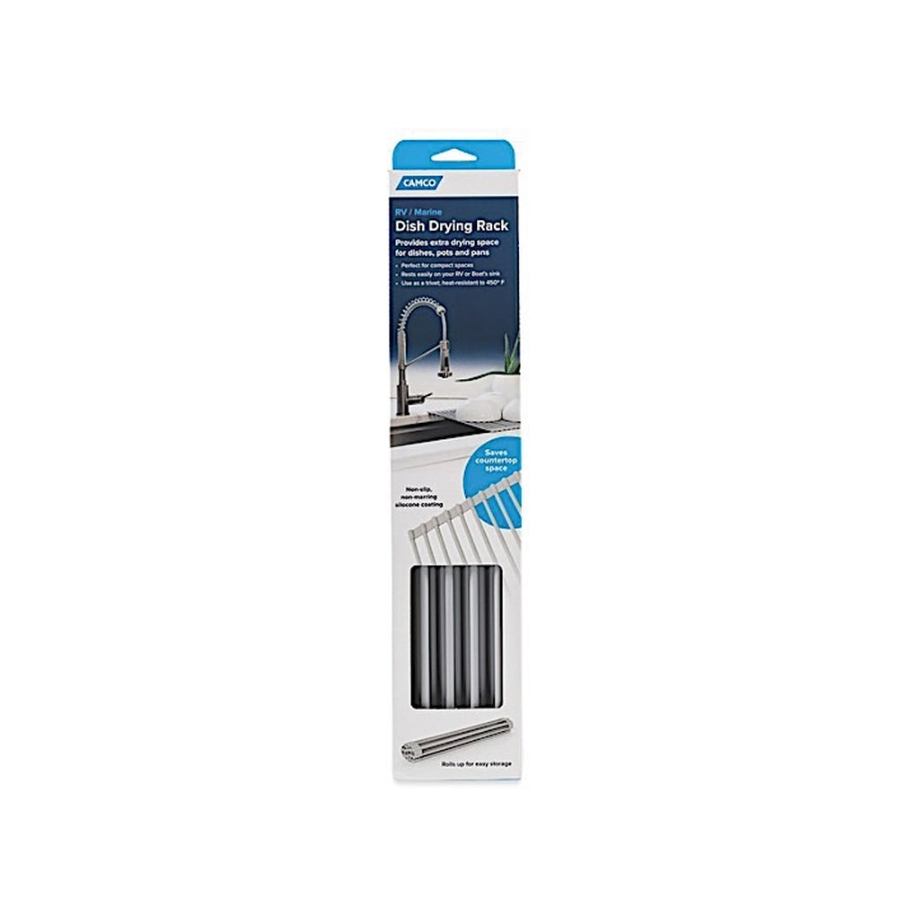Camco 43519 Rollup Dish Drying Rack 17Inx13In