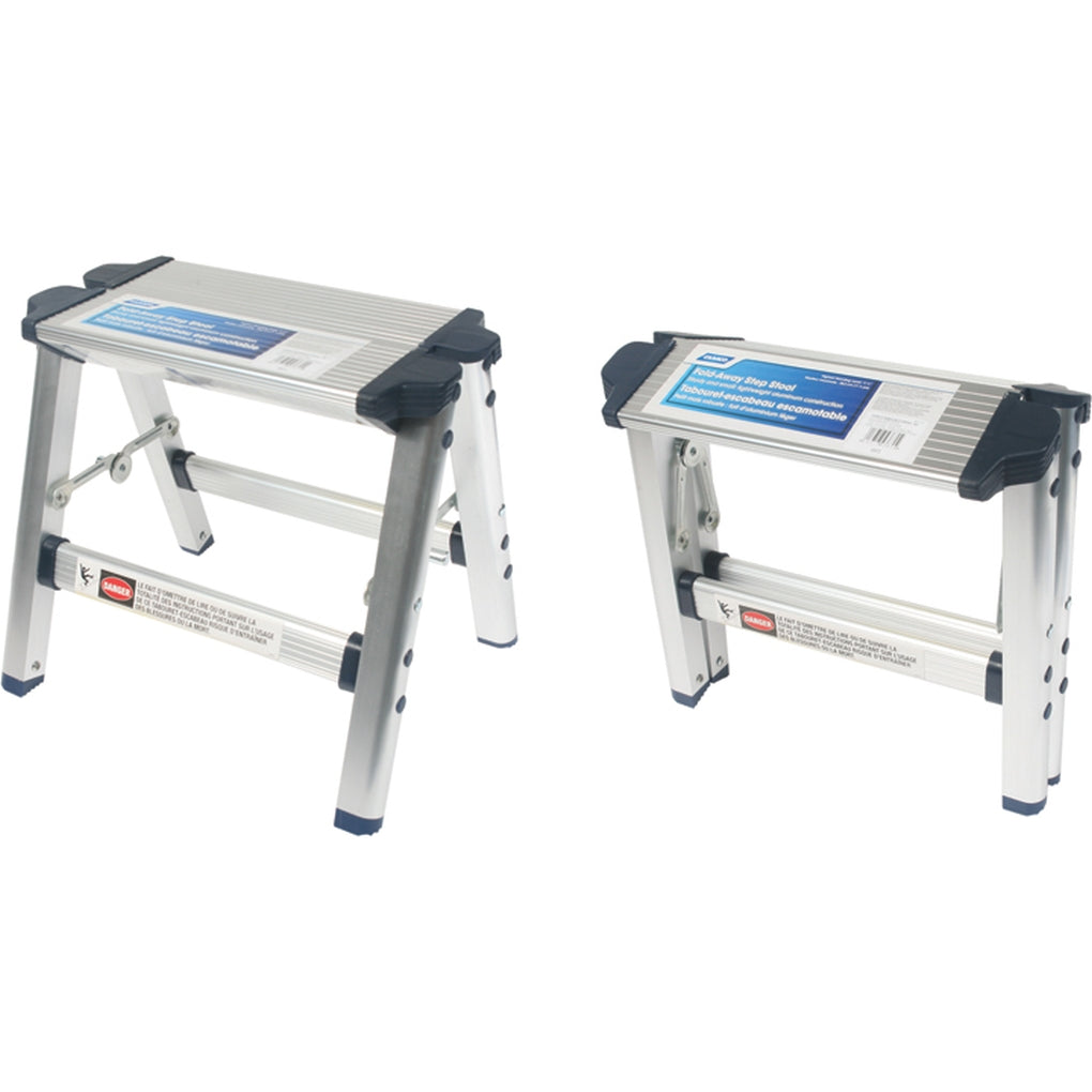 Camco 43672 Step Stool Aluminum Folding w/Plastic Feet