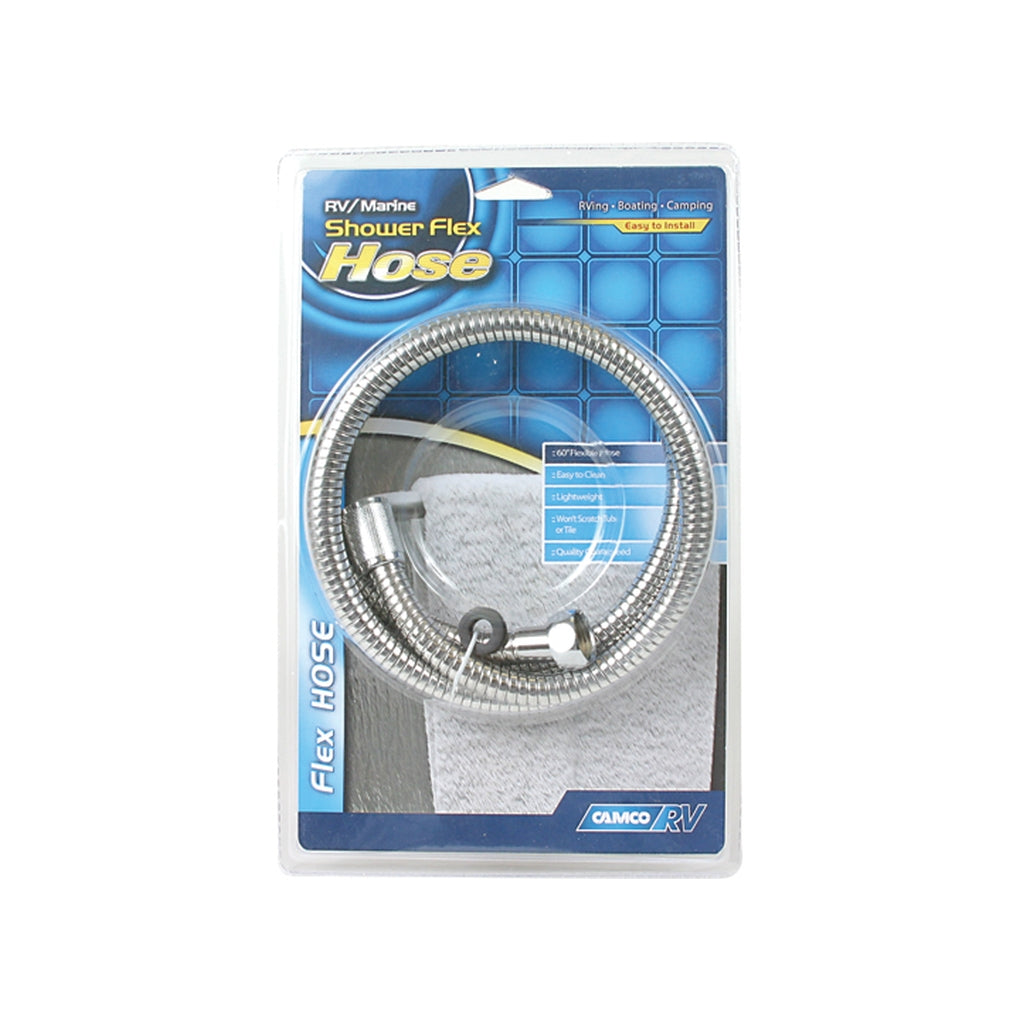 Camco 43716 Chrome Shower Head Hose 60In