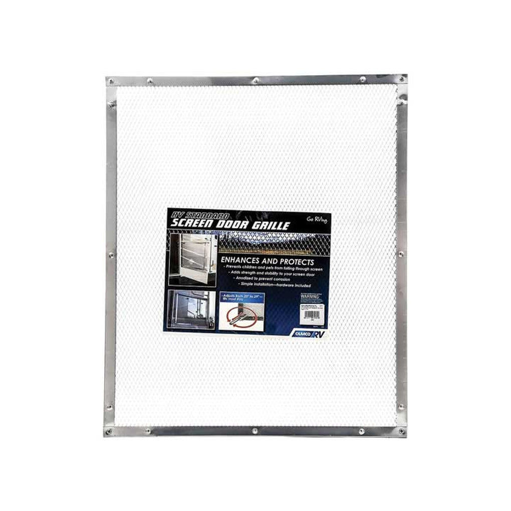 Camco 43980 Screen Door Standard Grille Aluminum