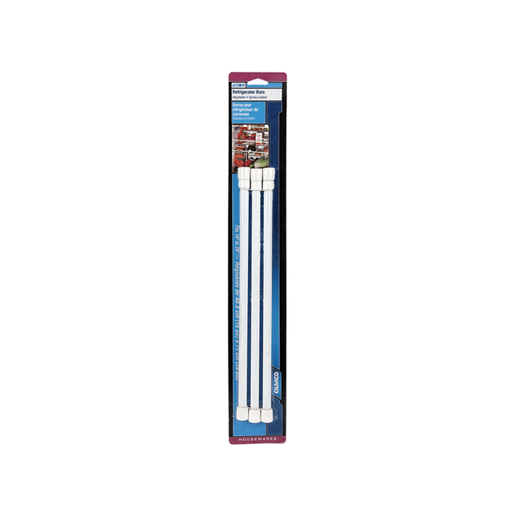 Camco 44053 RV Refrigerator Bar 16In to 28In White