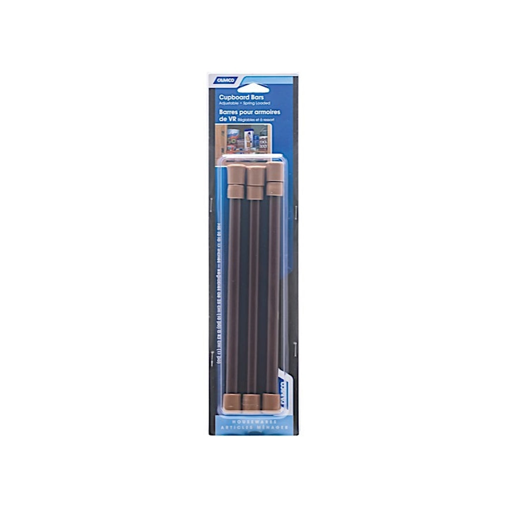 Camco 44066 Bar Cupboard 3Pack 10In To 17In Brown (E/F)