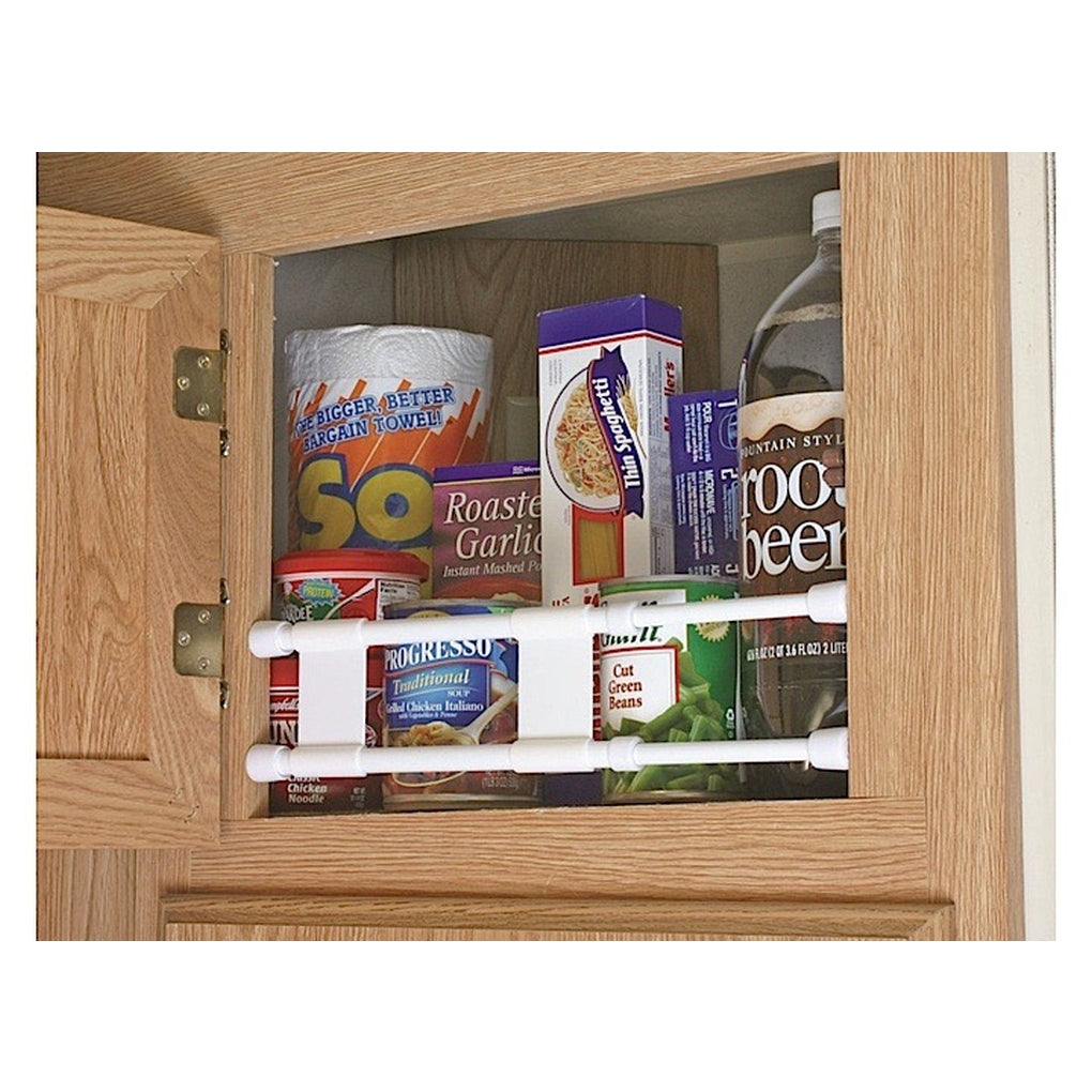 Camco 44093 Cupboard Double Bar Set 10In To 17In White