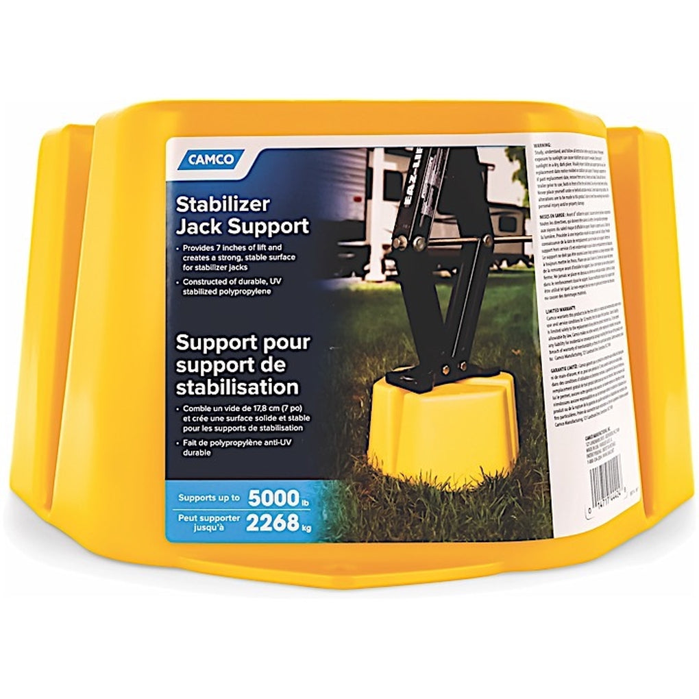 Camco 44424 Stabilizer Jack Support Yellow
