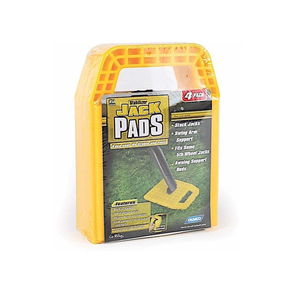 Camco 44595 Stabilizer Jack Pad Standard (6.2In x 6.2In pad) 4/Pads