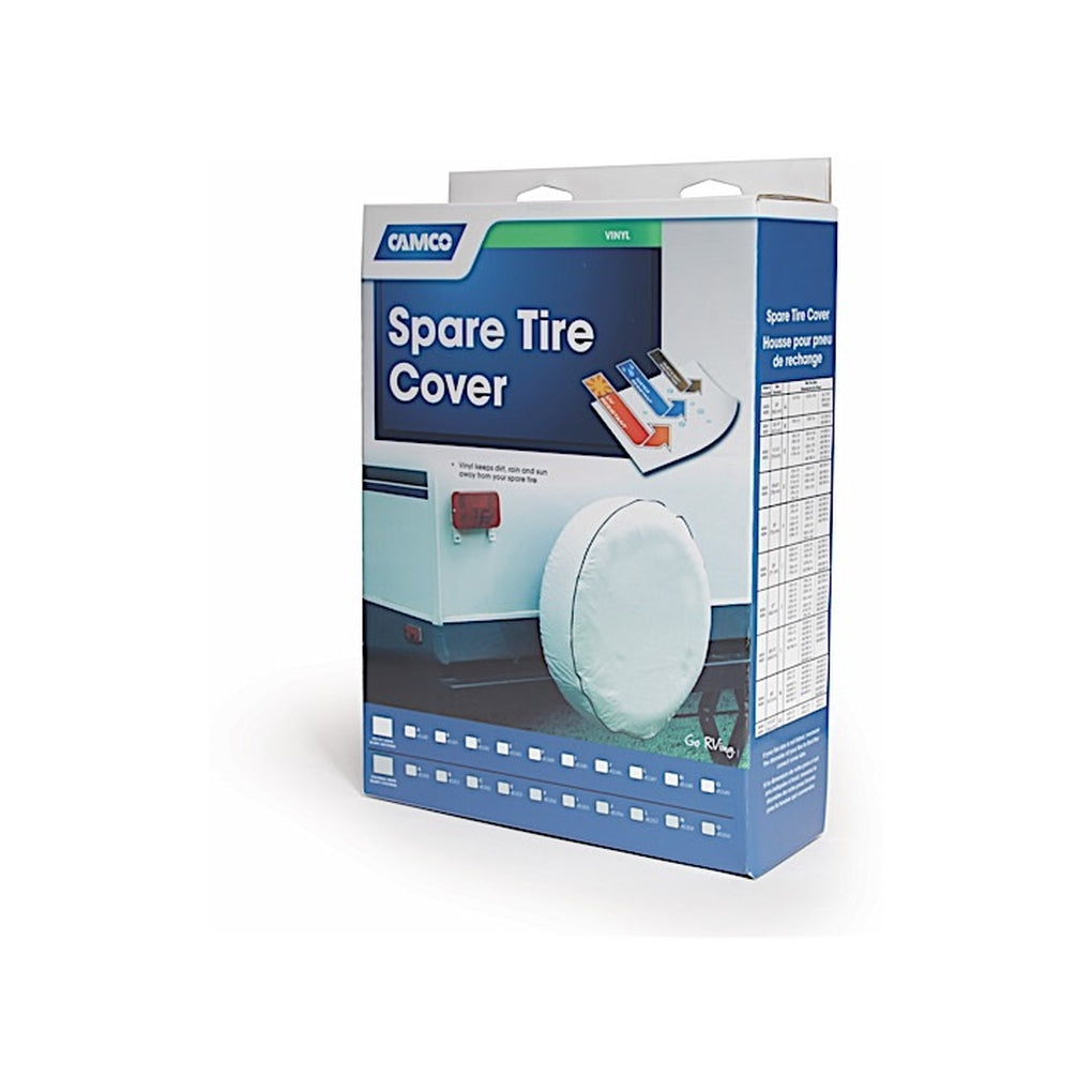 Camco 45345 Coversparetire I / 28In Diameter Vinyl Arctic White