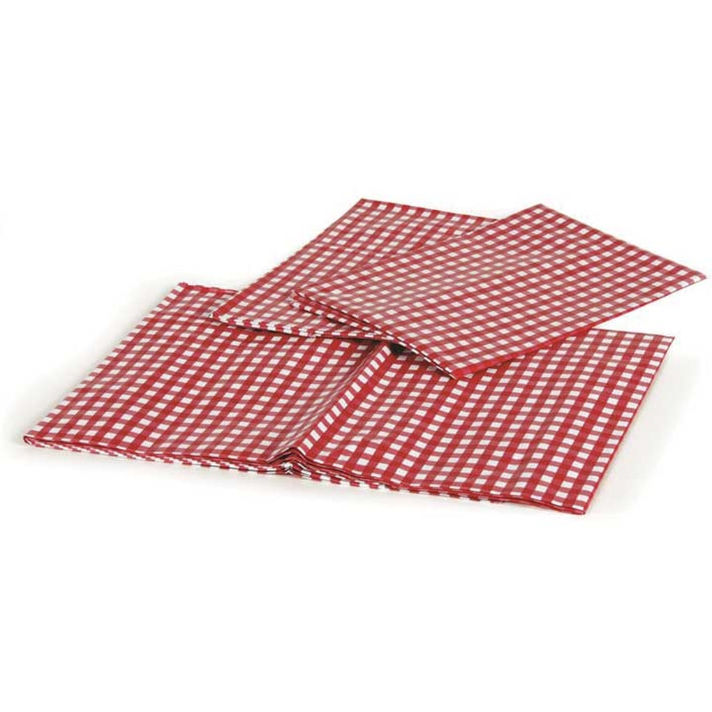 Camco 51021 Picnic Tablecloth W/Bench Covers Red/White (Eng/Fr)