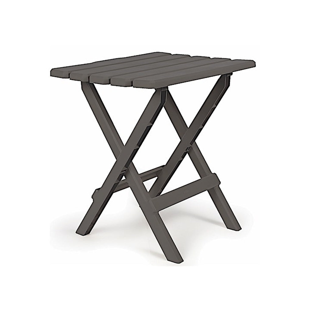 Camco 51881 Table Adirondack Style Quick Folding Plastic Sm Charcoal