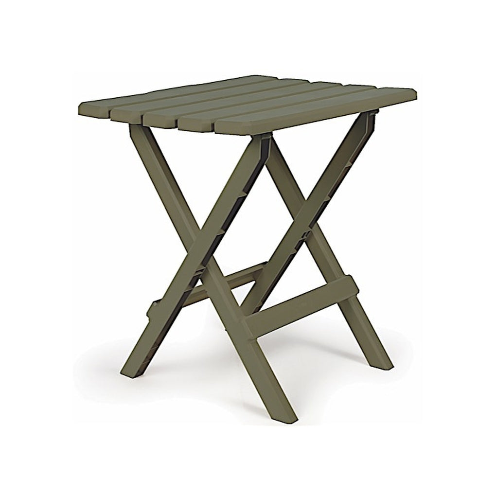 Camco 51884 Table Adirondack Style Quick Folding Plastic Lg Sage