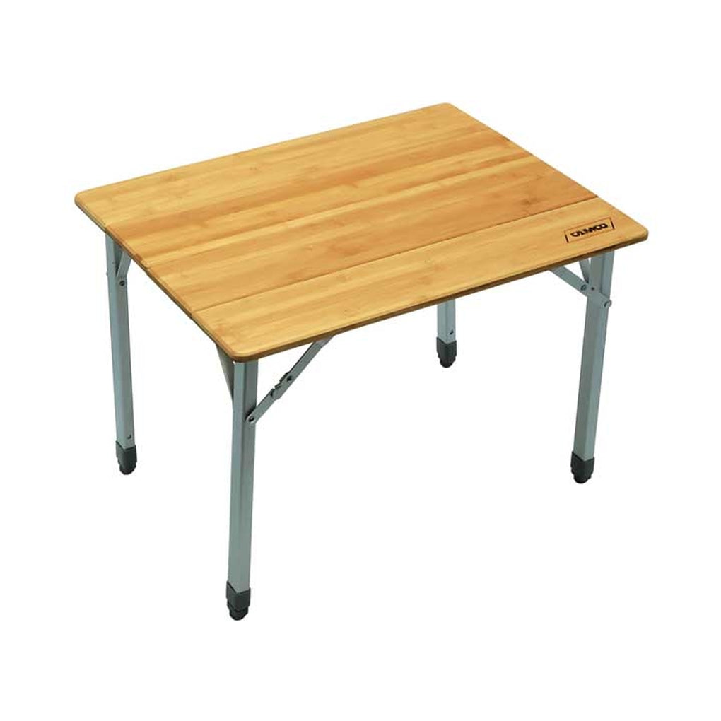 Camco 51895 Bamboo Folding Table W/Al Legsadjcmpct(25.5X19.75X1825.5)