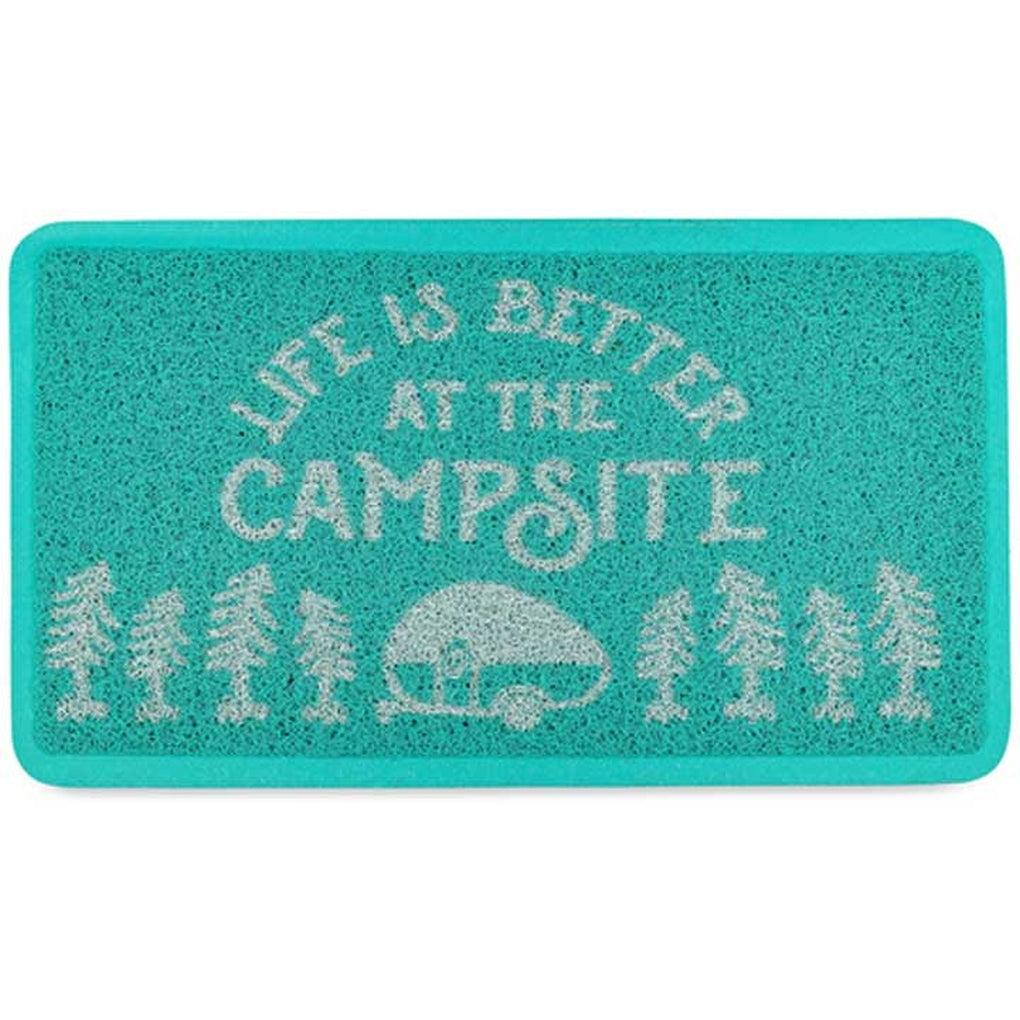 Camco 53199 Libatc Scrub Rug Teal/White Small