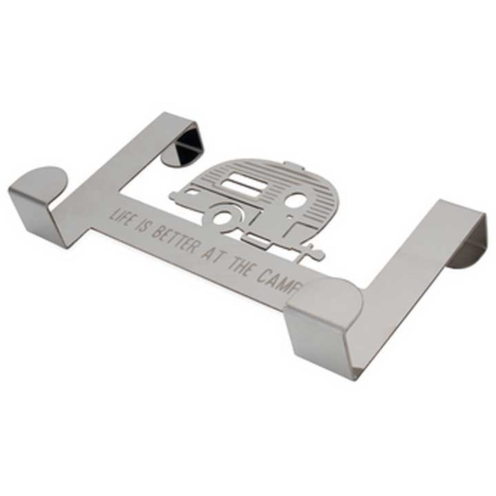 Camco 53381 Libatccabinet 2 Hook Towel Hanger