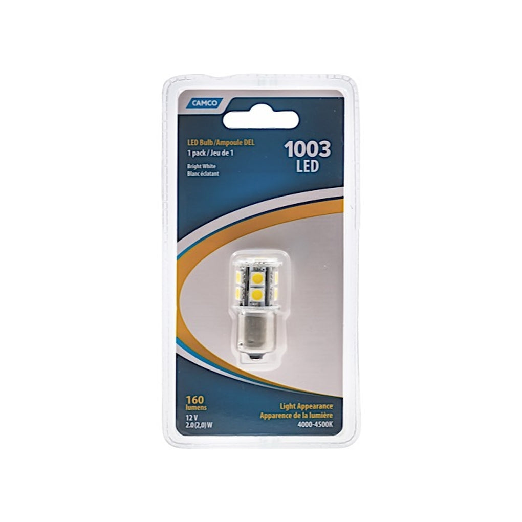 Camco 54601 LEDE 1003 (Ba15S) 13-Led 160Lm Brightwhite (1Pk)