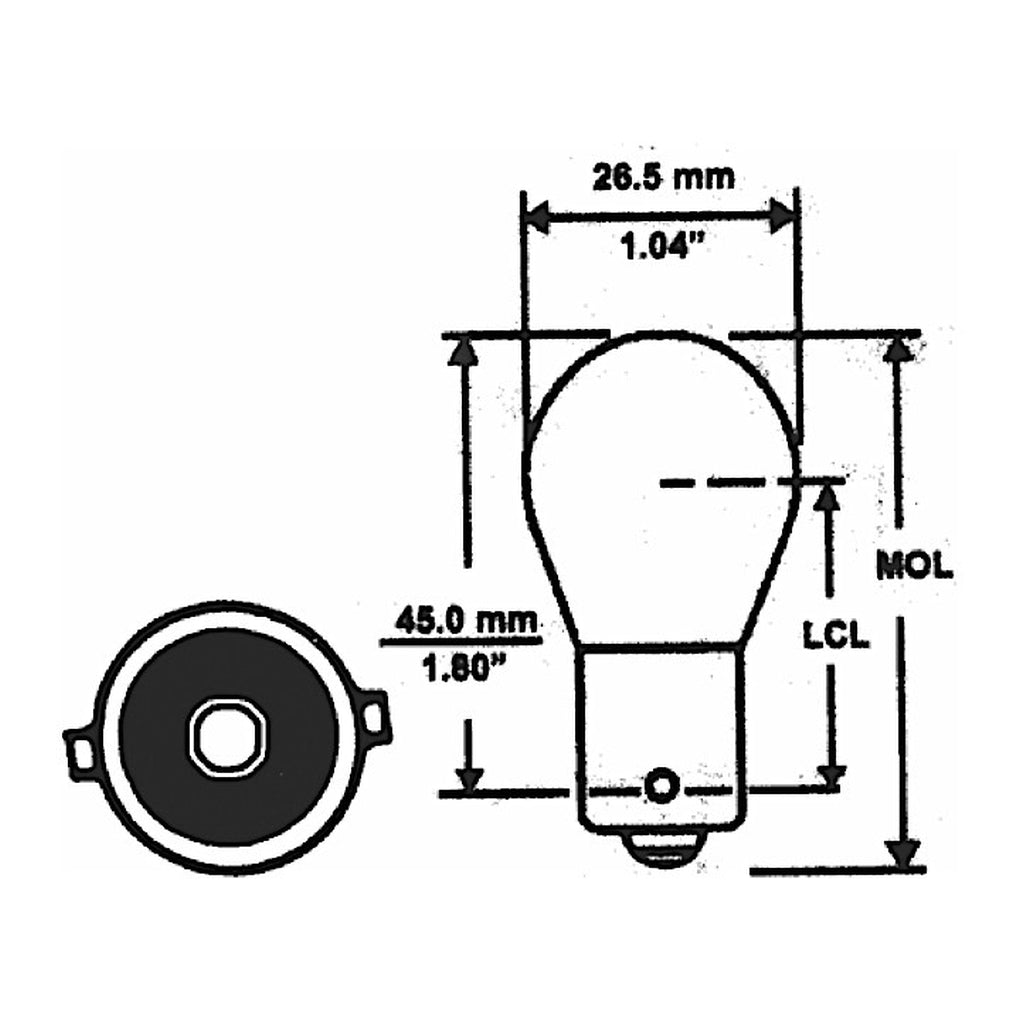 Camco 54818 Bulb 1295 Auto Cornering 10/Box