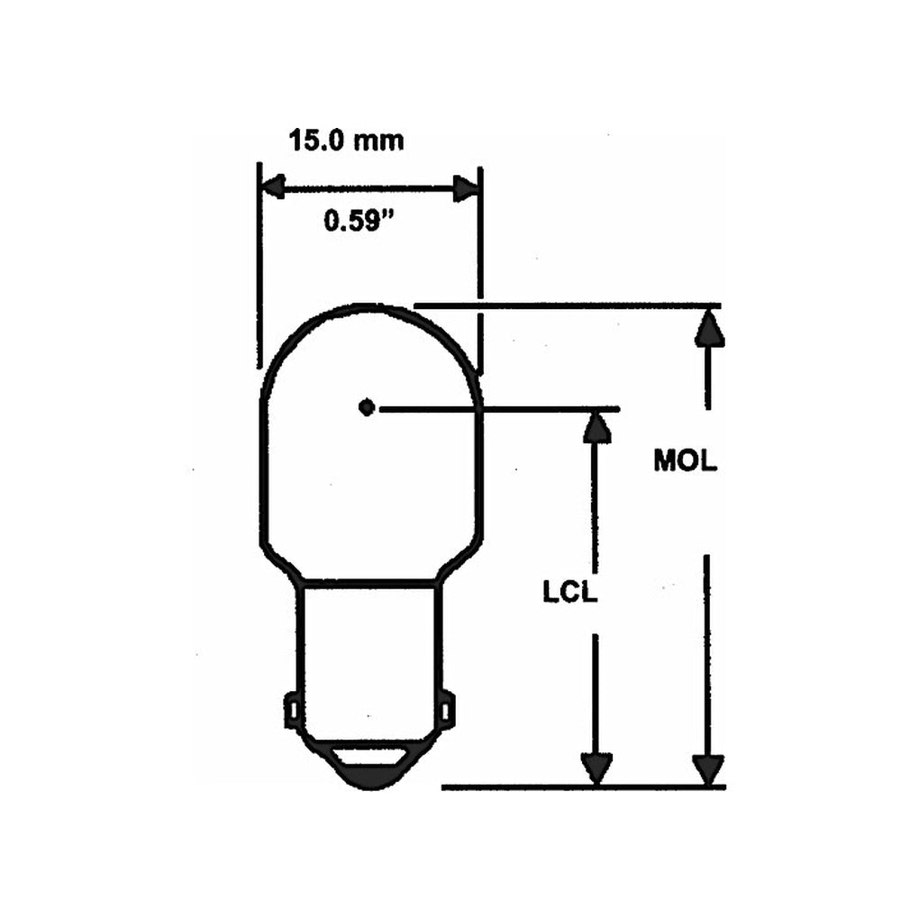 Camco 54825 Bulb 1414 Auto/RV 2 Pack
