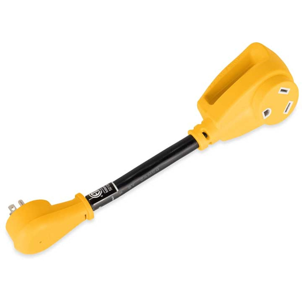 Camco 55165 15M/30F Amp 12In Powergrip Dogbone125V/1875W