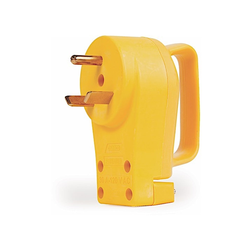 Camco 55245 30Amp Powergrip Replacement Male Plug 125V/3750W