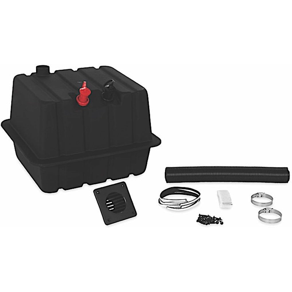 Camco 55370 Battery Box Double Sidebyside Compartment Vented