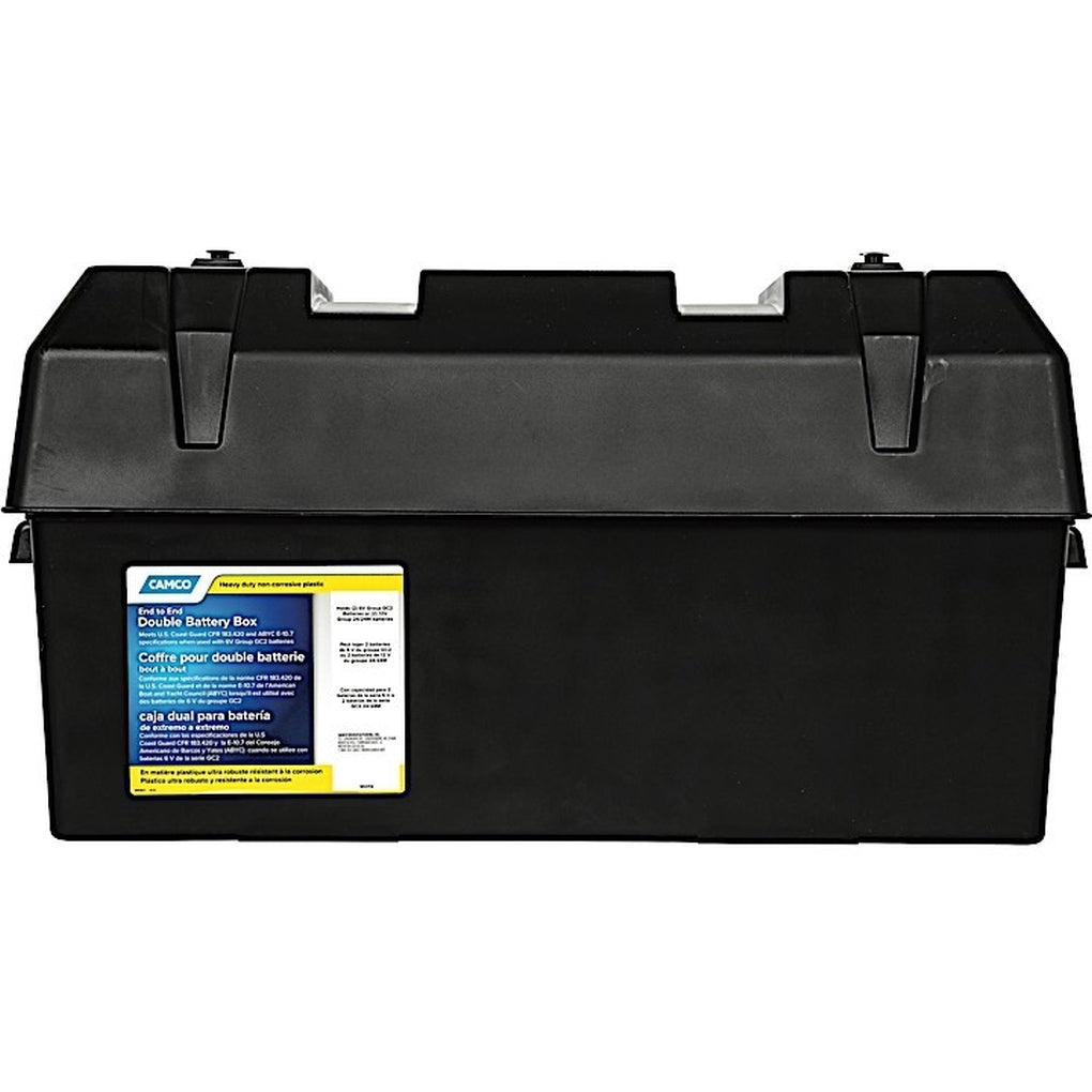 Camco 55374 Battery Box Double Endtoend (E/F/S)
