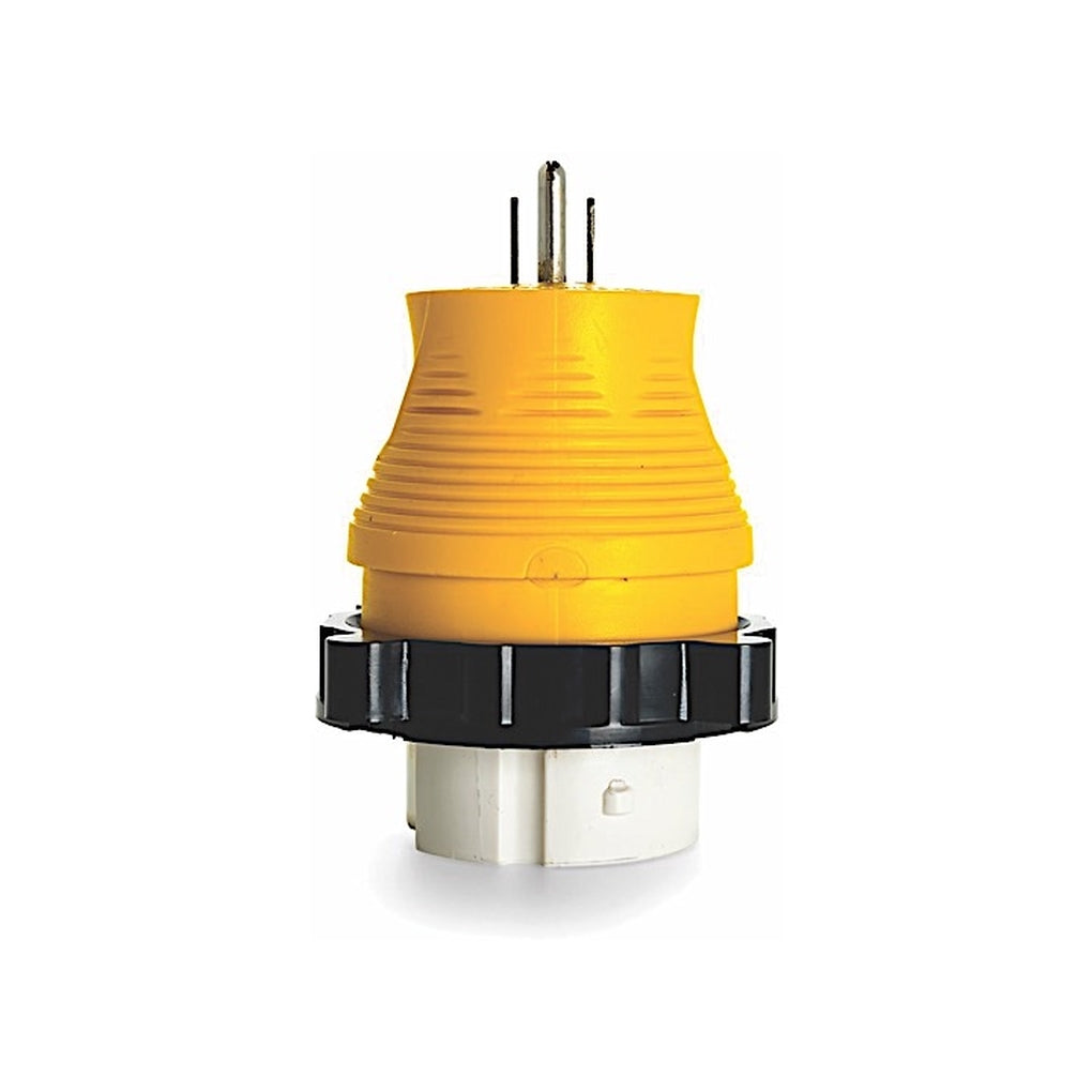 Camco 55641 Locking Powergrip Adapter 515P X Ss250R (E/F) 15A Male50A Female